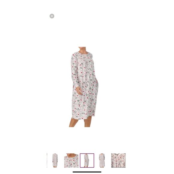 Aria Collection size XL white velour cardinal gown/ robe - Picture 3 of 6